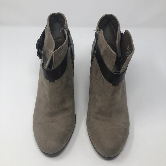 Carlos Santana Harvest Faux Suede Heel Booties Size 10 - Picture 4 of 9